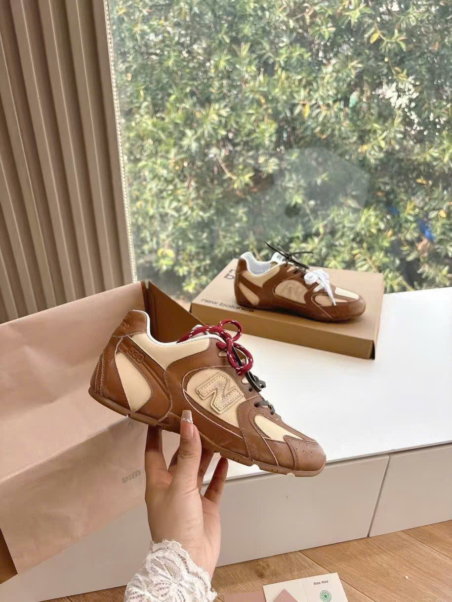 Miu Miu Close Up Sneakers Women's Shoes - Image 8