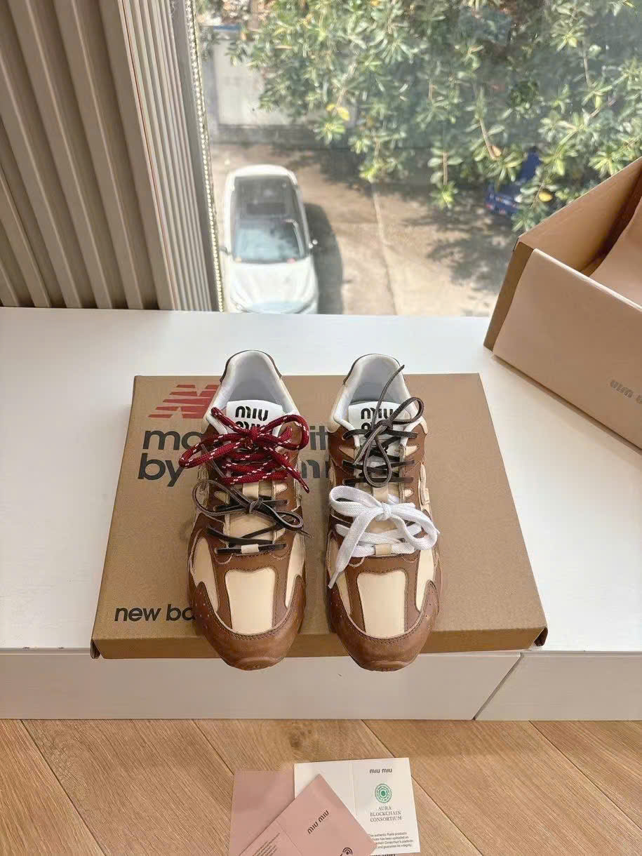 Miu Miu Close Up Sneakers Women's Shoes - Image 9