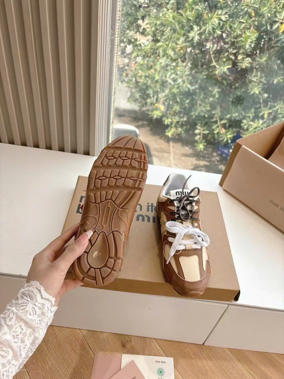 Miu Miu Close Up Sneakers Women's Shoes - Image 10