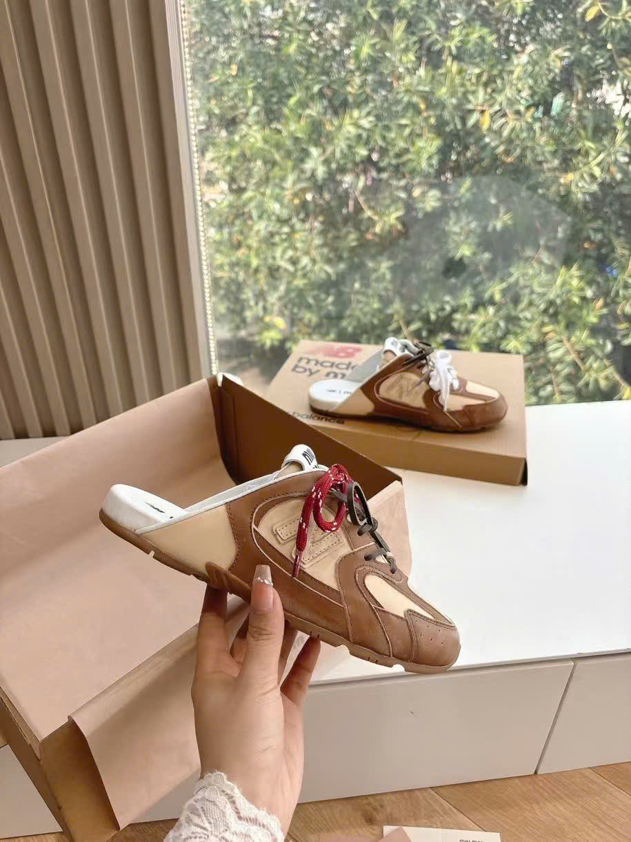 Miu Miu Close Up Open Back Women's Shoes - Image 8