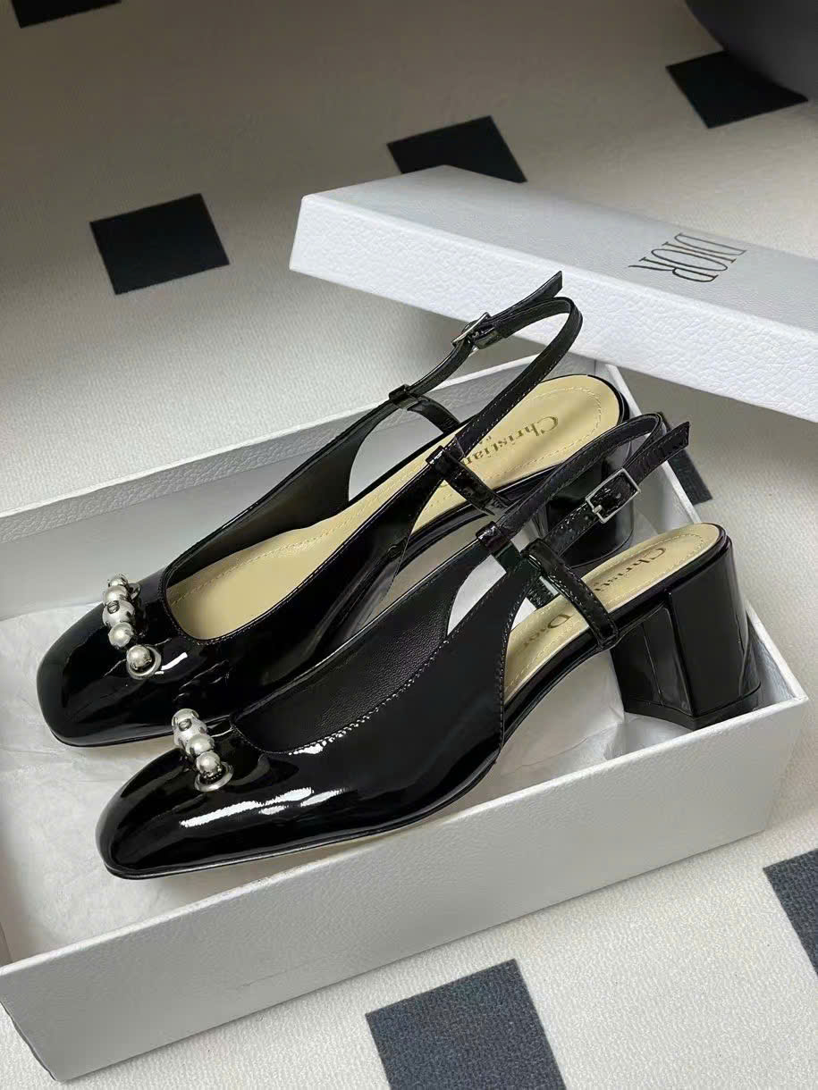 Christian Dior Roger Vivier Slingback Shoes 5.5cm - Image 4
