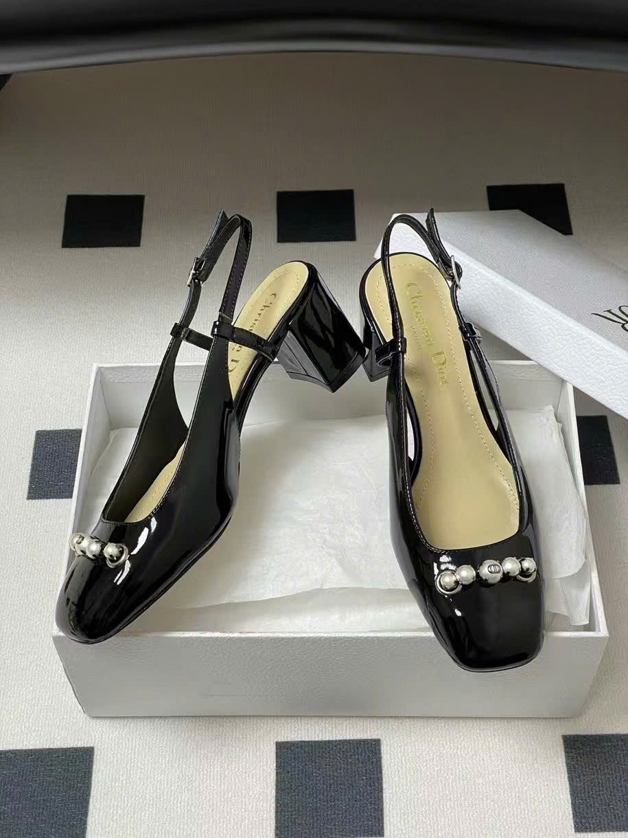 Christian Dior Roger Vivier Slingback Shoes 5.5cm - Image 5