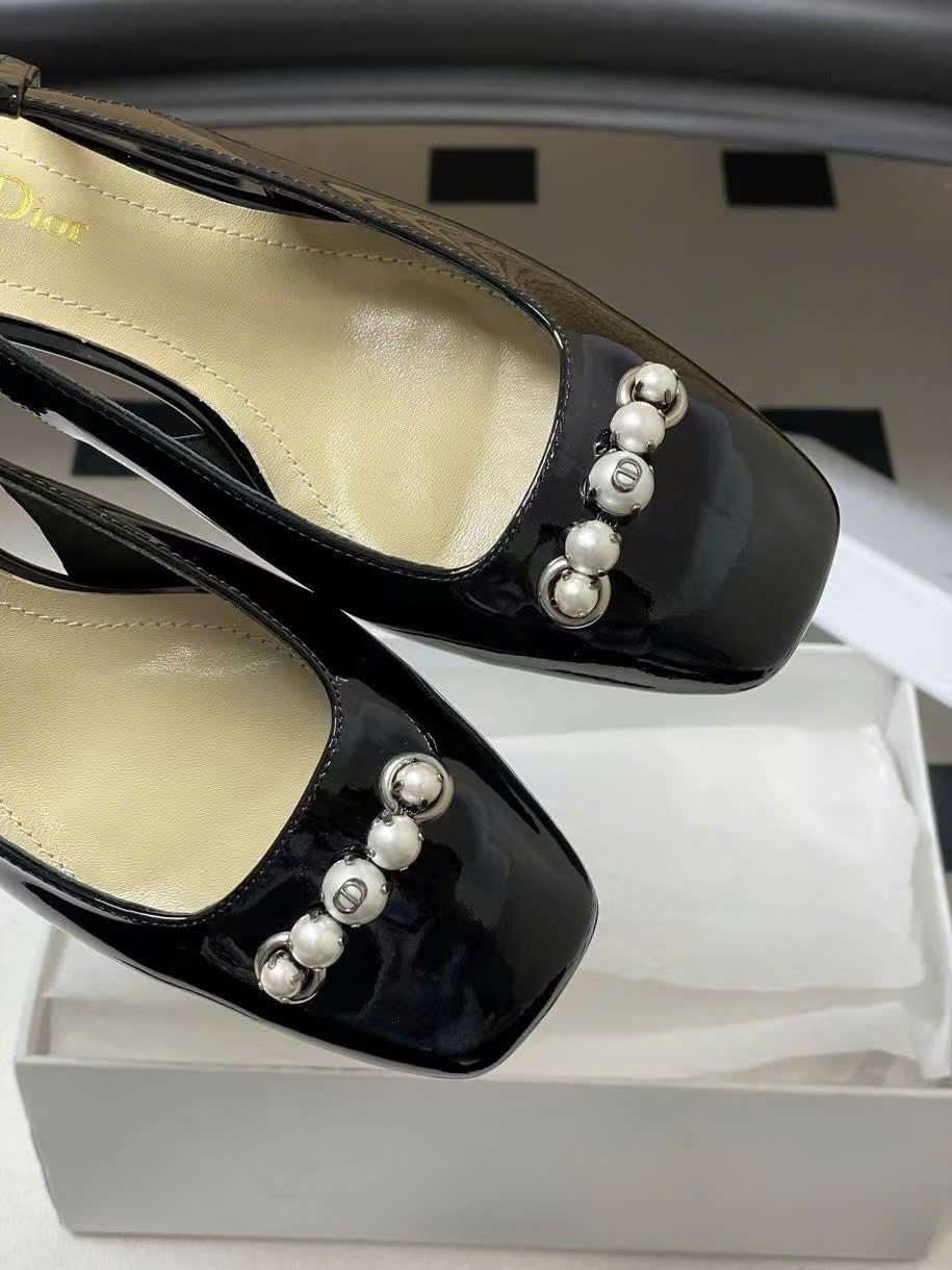 Christian Dior Roger Vivier Slingback Shoes 5.5cm - Image 6