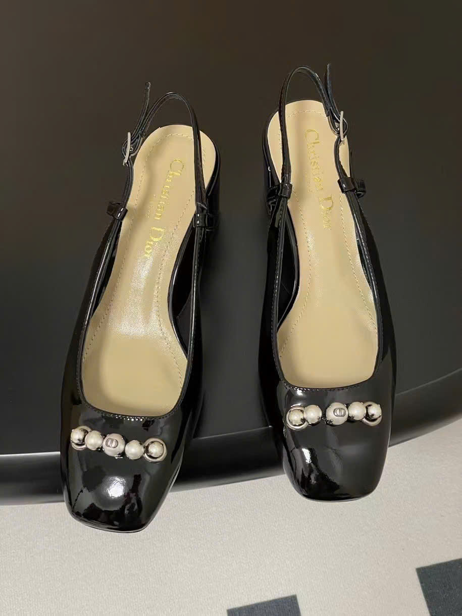 Christian Dior Roger Vivier Slingback Shoes 5.5cm - Image 7