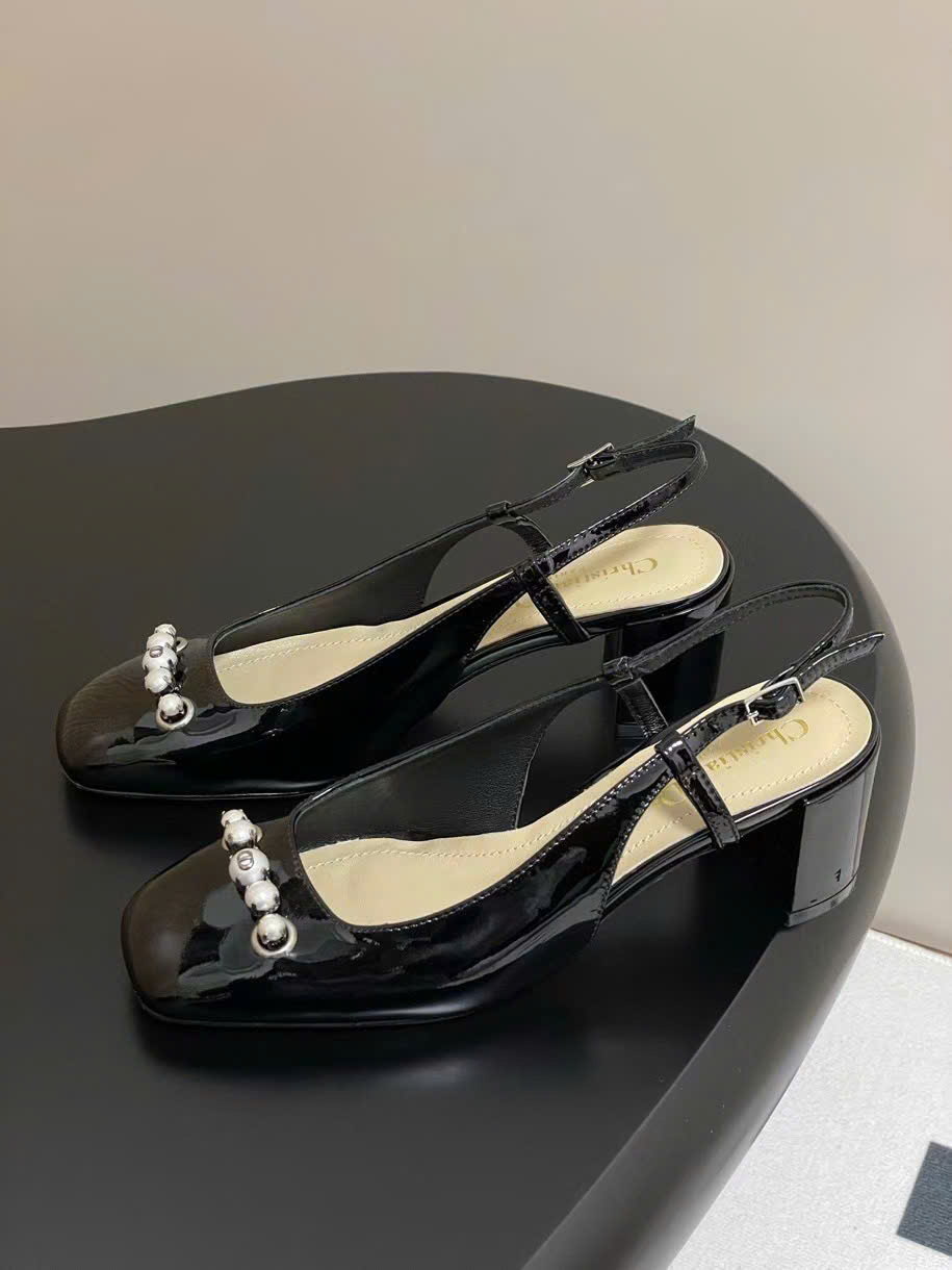 Christian Dior Roger Vivier Slingback Shoes 5.5cm - Image 8