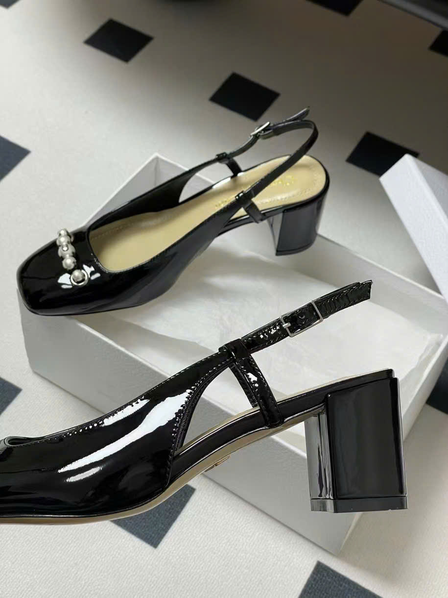 Christian Dior Roger Vivier Slingback Shoes 5.5cm - Image 9