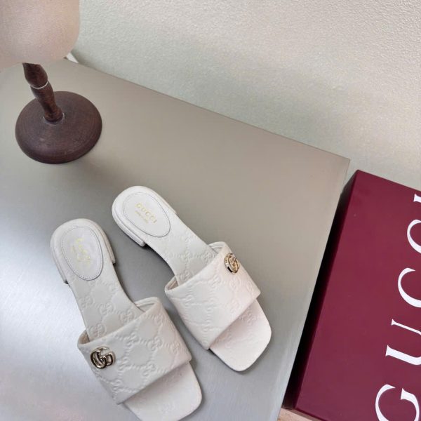 Gucci GG Marmont Slide Sandals