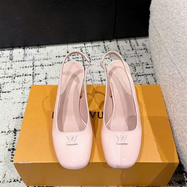 Louis Vuitton Slingback Swing Shoes 8.5cm