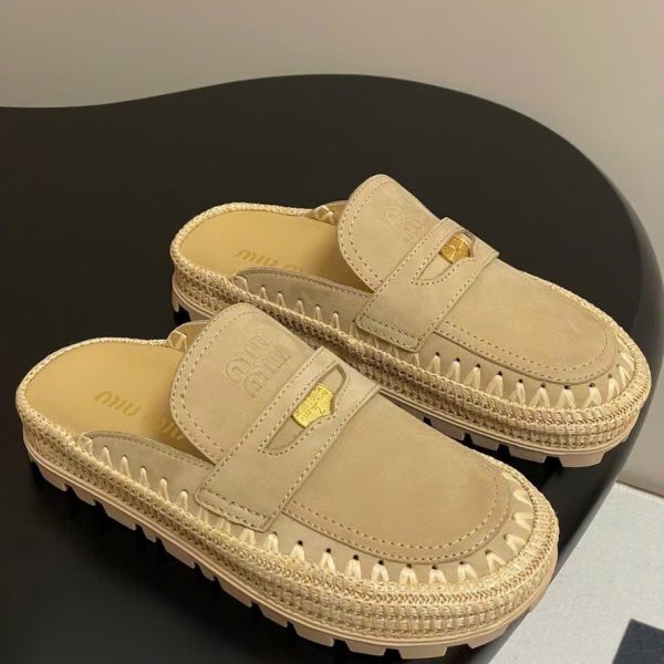 Miu Miu Open Back Shoes New Collection