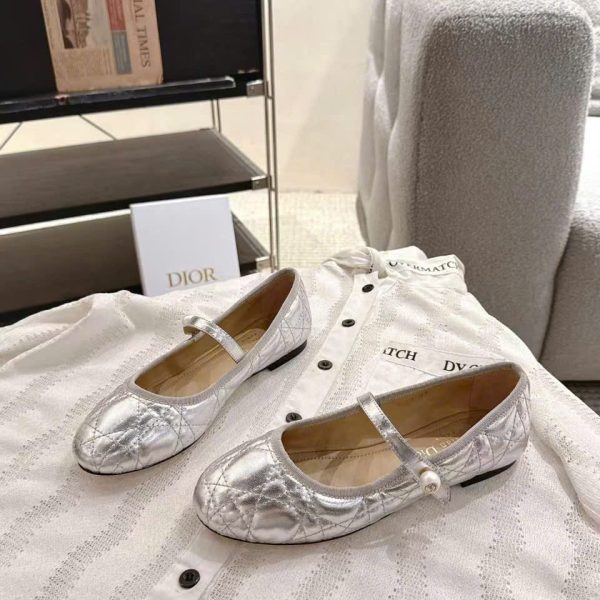 Christian Dior Monogram Ballet Shoes New Arrival