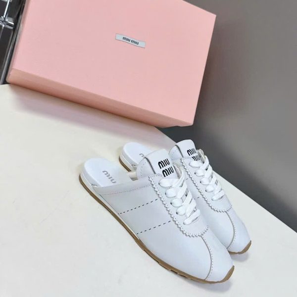 Miu Miu TPU Open Back Women's Shoes