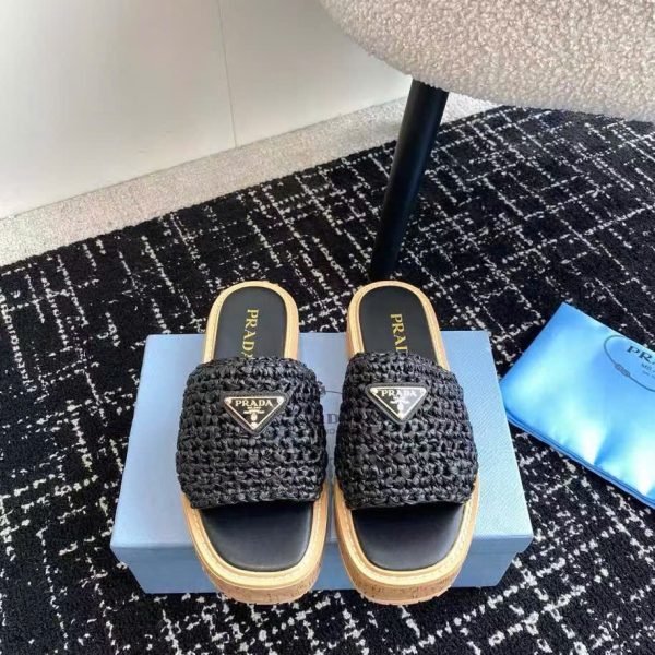 Prada Wedge Women's Sandals 4cm