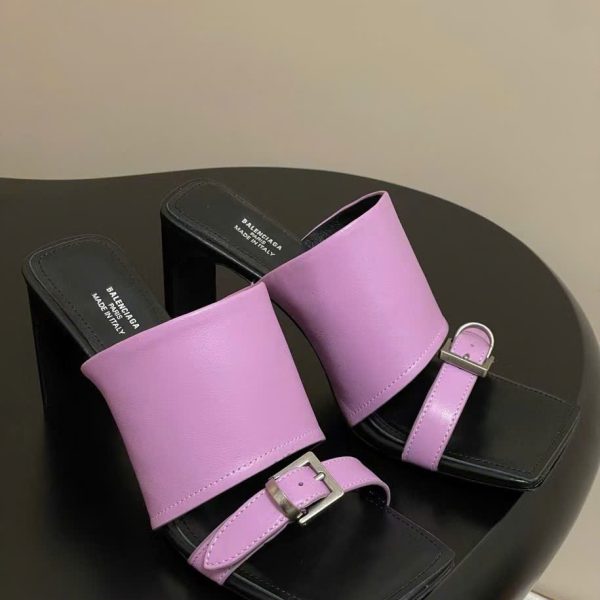 Balenciaga Leather Sandals 8cm New Collections