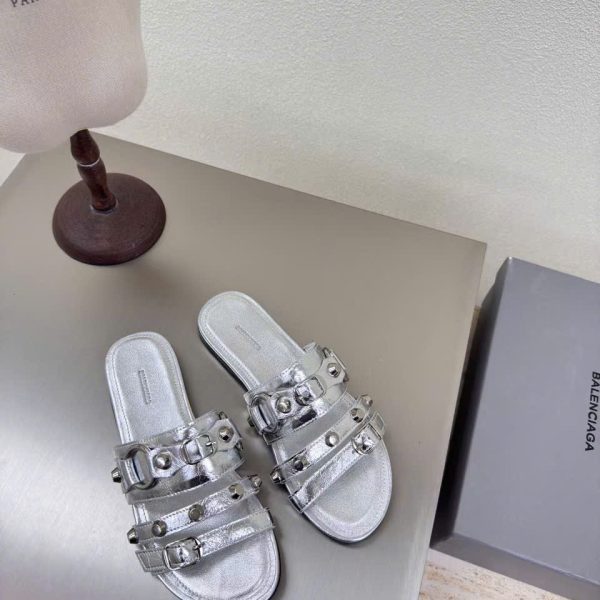 Balenciaga Demna Leather Women's Slides