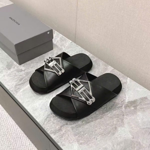 Balenciaga BB Logo Unisex Sandals