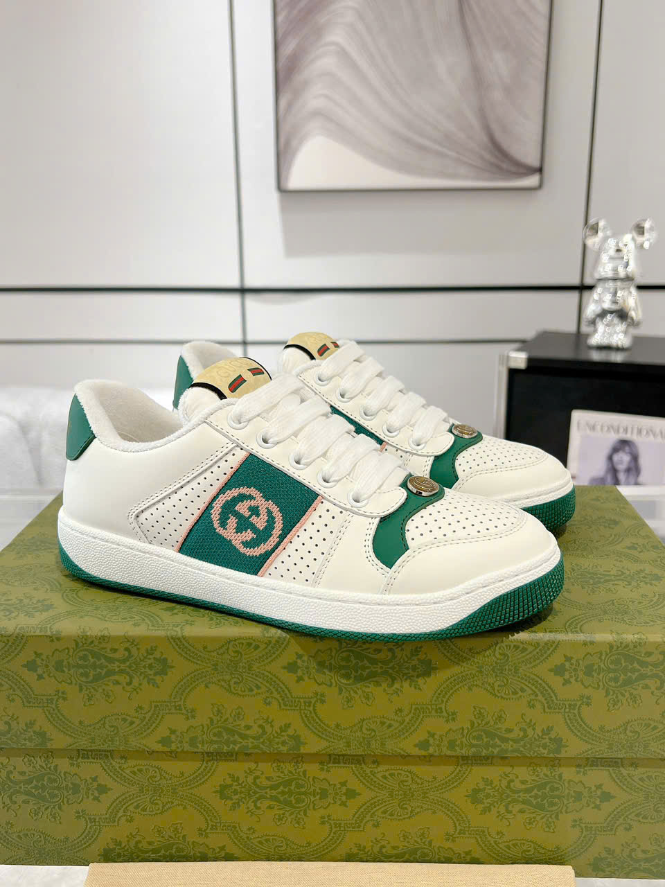 Gucci Screeners TPU Sneaker Unisex Shoes