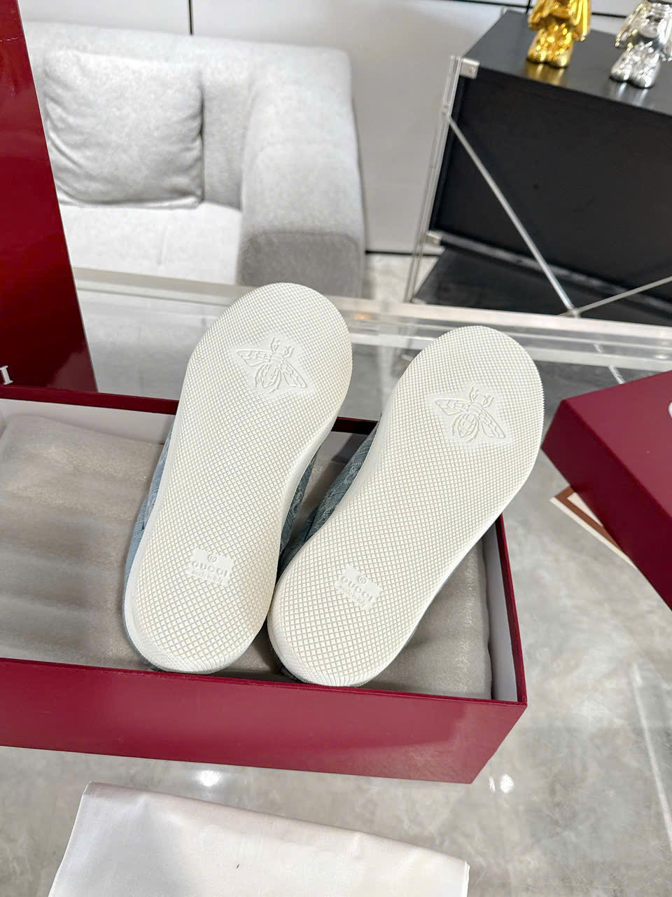 Gucci Screeners TPU Sneaker Unisex Shoes - Image 8