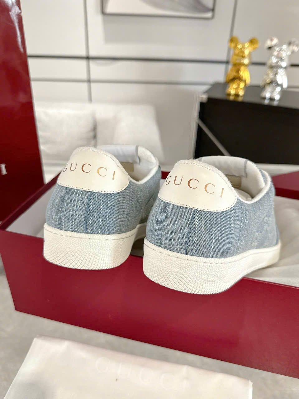 Gucci Screeners TPU Sneaker Unisex Shoes - Image 9