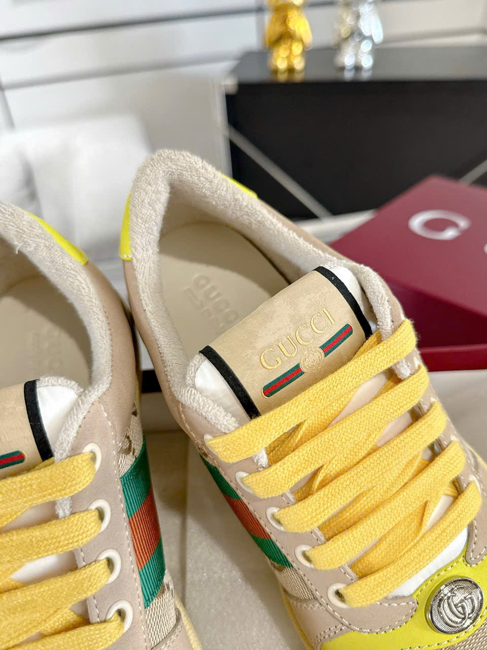 Gucci Screeners TPU Sneaker Unisex Shoes - Image 3