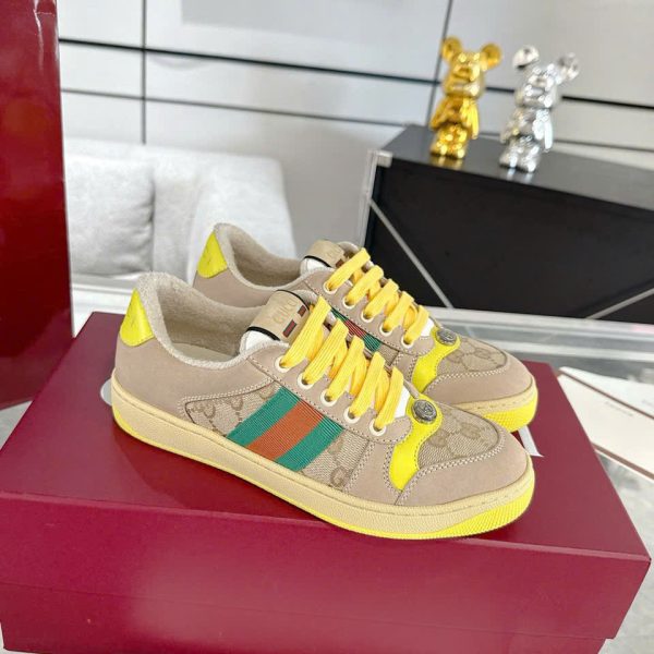 Gucci Screeners TPU Sneaker Unisex Shoes