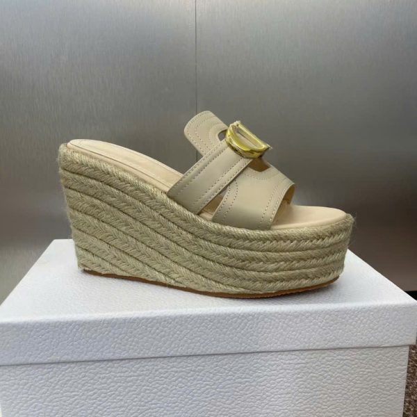 Christian Dior Attitude Wedges Women's Sandal 10cm