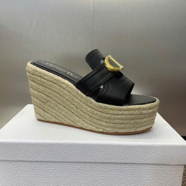 Christian Dior Attitude Wedges Women's Sandal 10cm