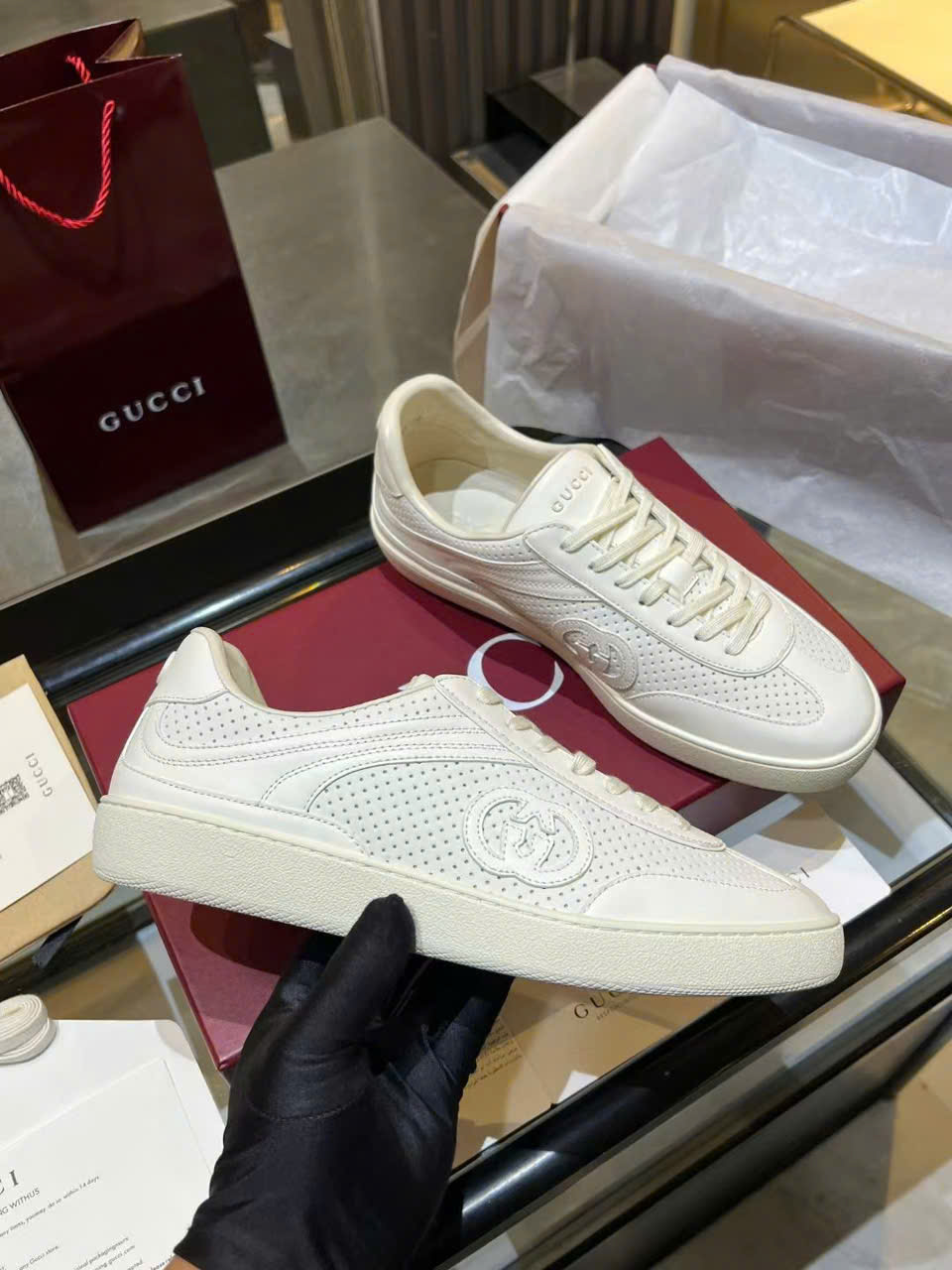 Gucci GG TPU Sneaker Unisex Shoes - Image 2