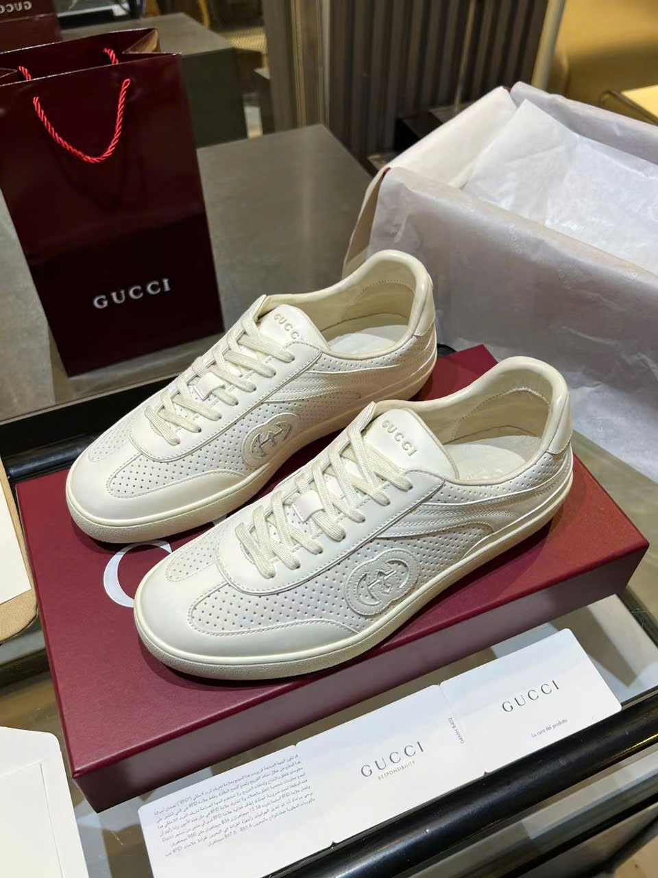 Gucci GG TPU Sneaker Unisex Shoes - Image 6