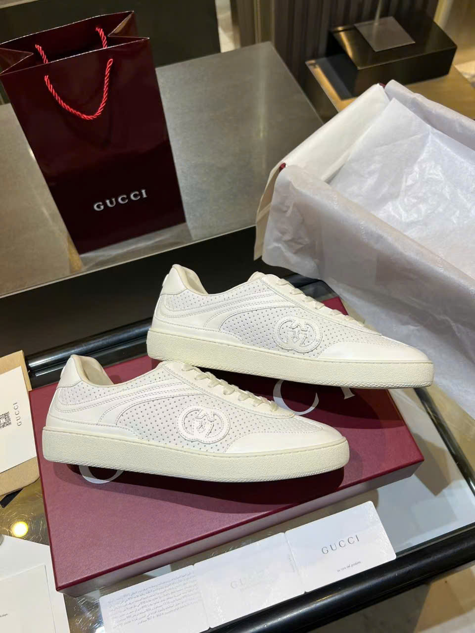 Gucci GG TPU Sneaker Unisex Shoes - Image 9