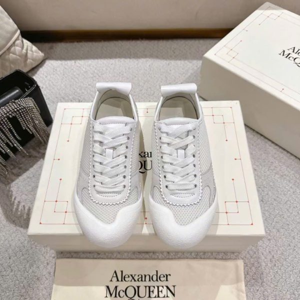 Alexander McQueen Lace-Up TPU Sneakers Unisex Shoes