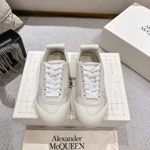 Alexander McQueen Lace-Up TPU Sneakers Unisex Shoes