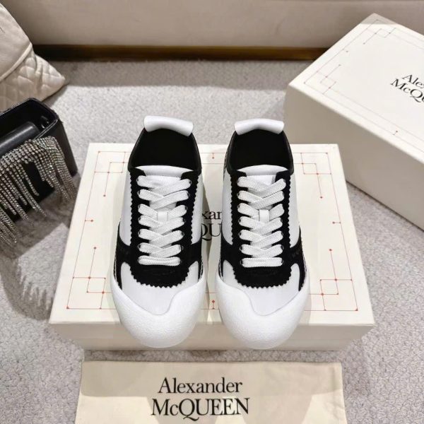 Alexander McQueen Lace-Up TPU Sneakers Unisex Shoes