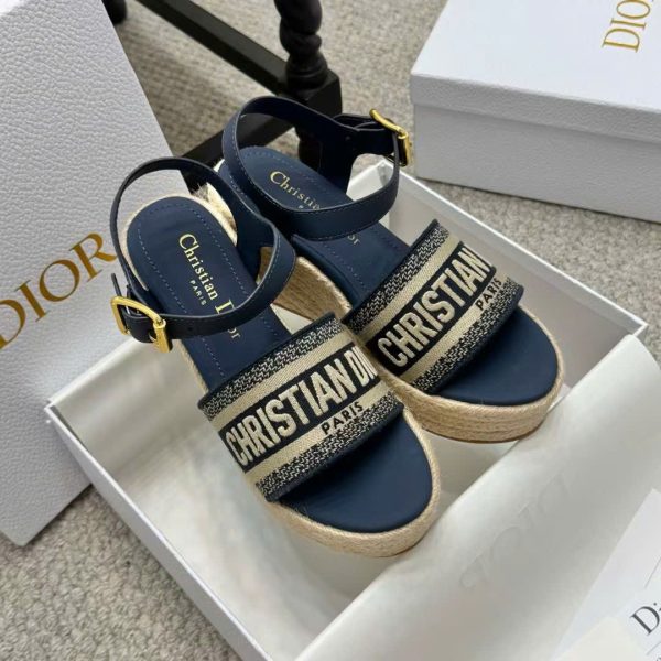 Christian Dior Wedges Women's Sandal 9.5cm