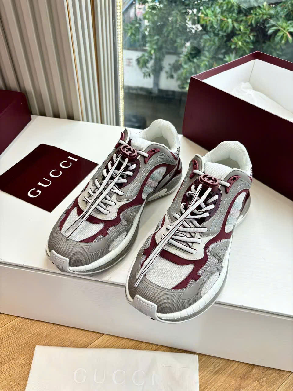 Gucci Trainer GG TPU Sneaker Unisex Shoes - Image 2