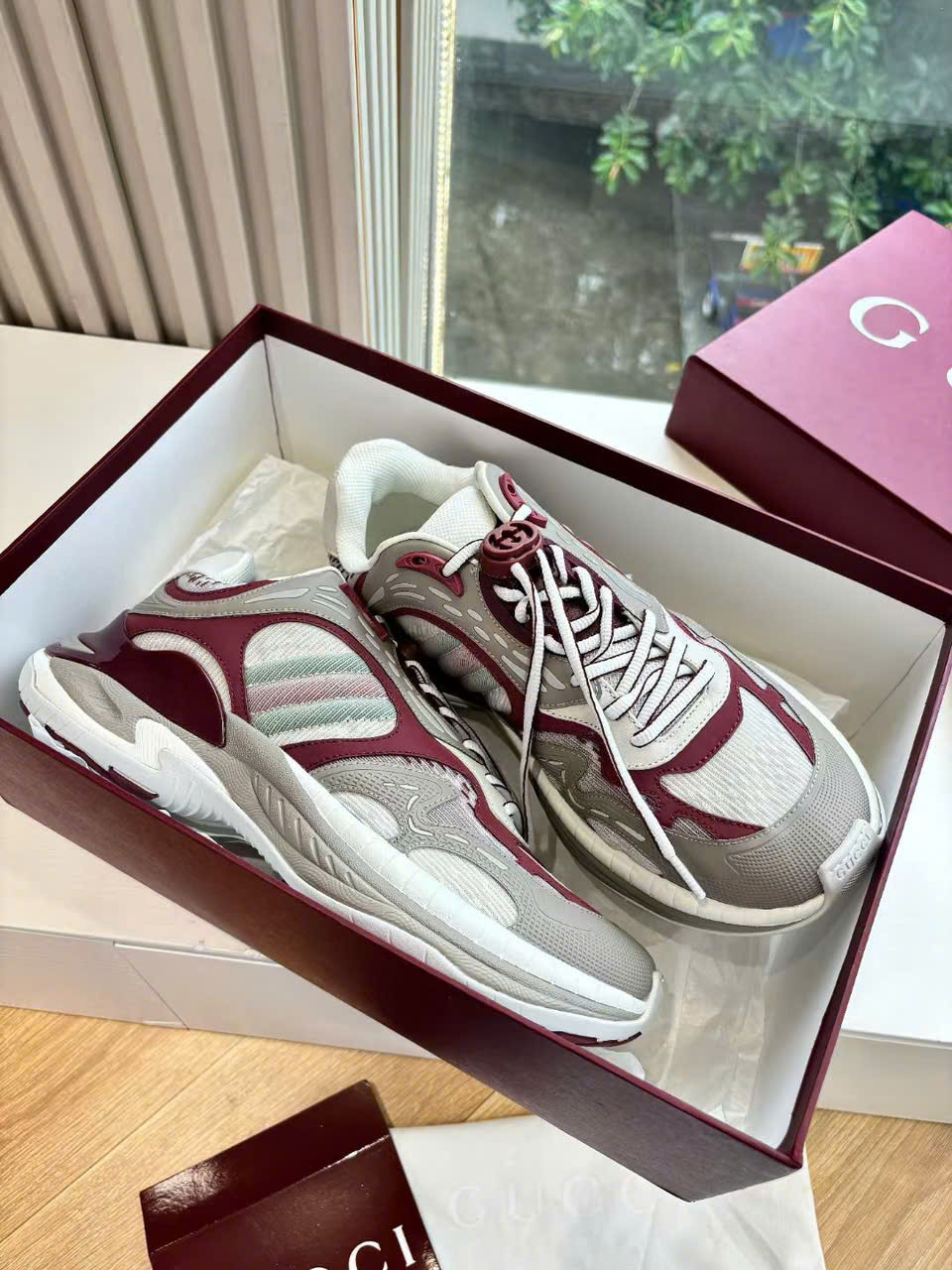 Gucci Trainer GG TPU Sneaker Unisex Shoes - Image 3