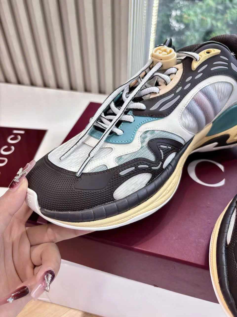 Gucci Trainer GG TPU Sneaker Unisex Shoes - Image 5