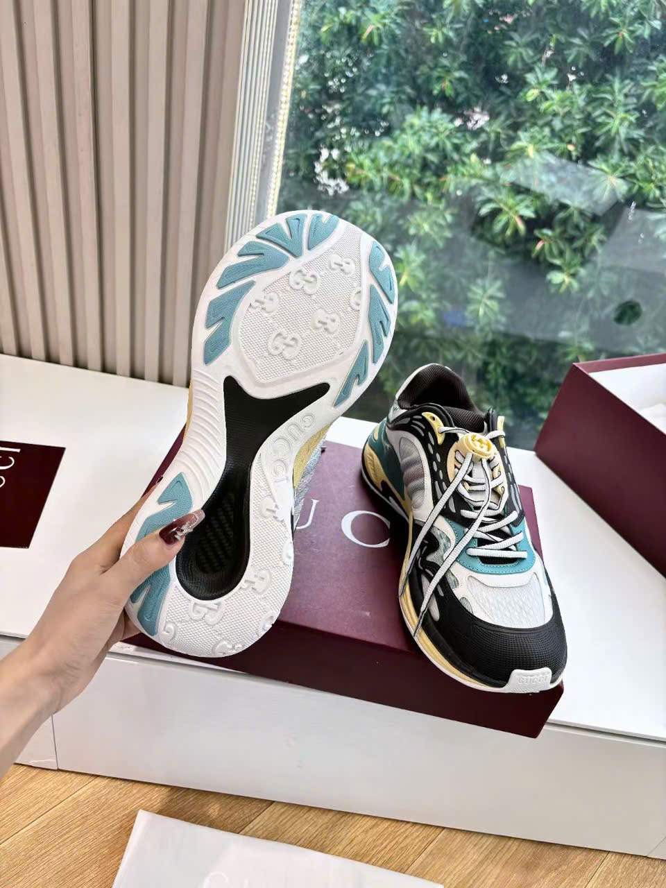 Gucci Trainer GG TPU Sneaker Unisex Shoes - Image 8