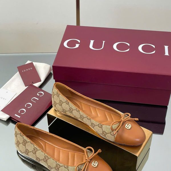 Gucci GG Logo Women's Ballet Shoes New Arrival