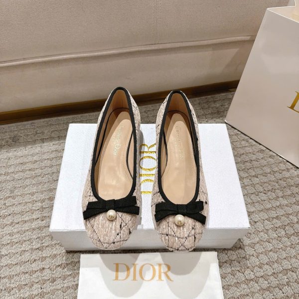 Christian Dior Cannage Tweed Women's Shoes 3cm