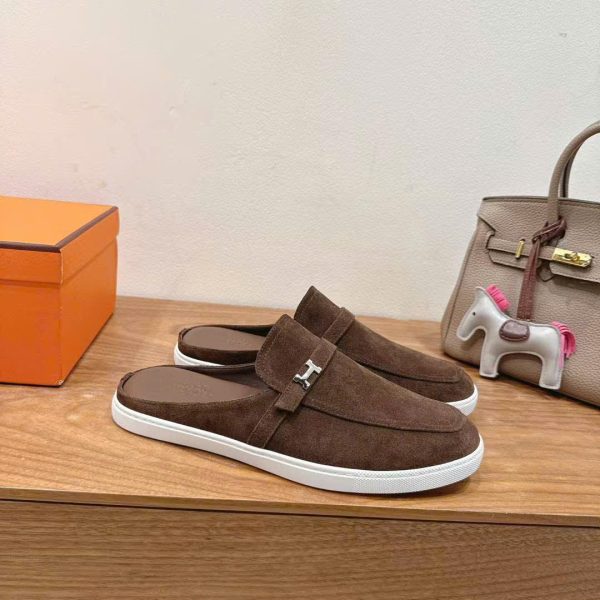 Hermès TPU Open Back Unisex Shoes