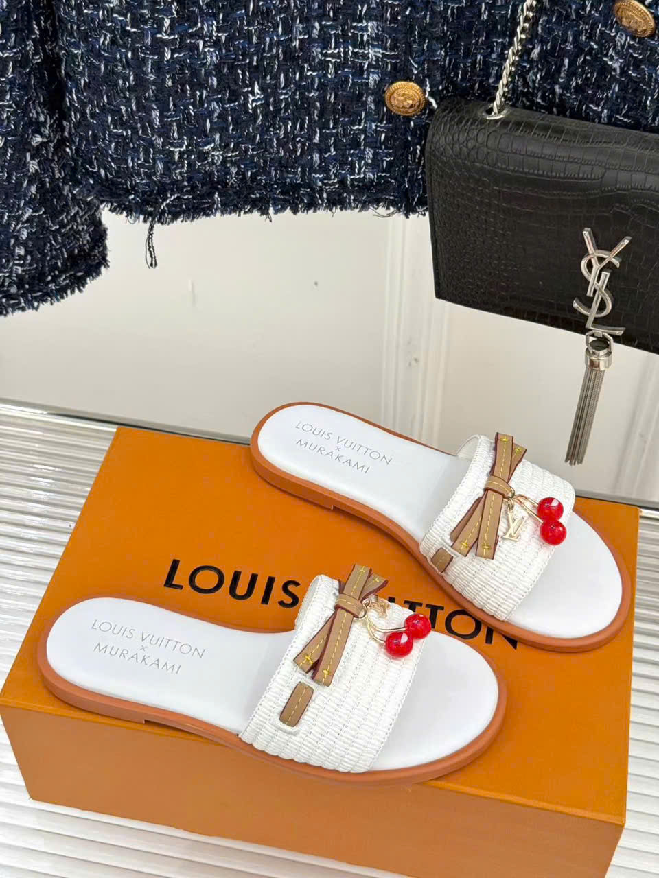 Louis Vuitton Cherry Women's Slide New Collections - Image 9
