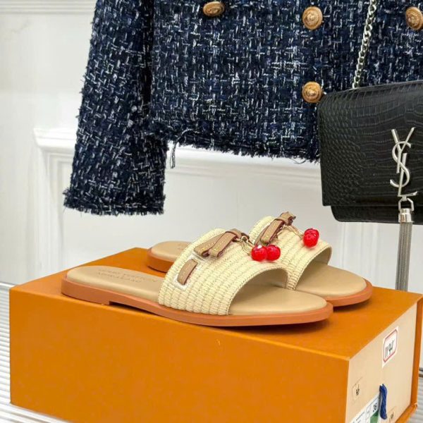 Louis Vuitton Cherry Women's Slide New Collections