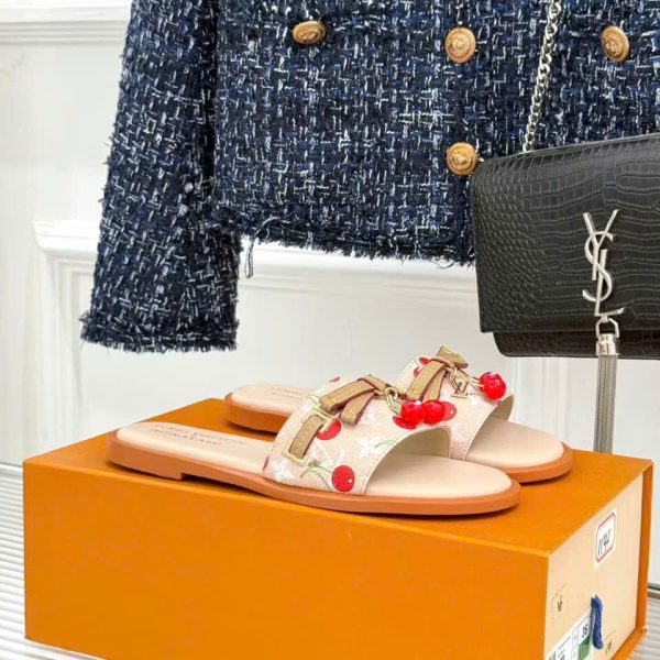 Louis Vuitton Cherry Women's Slide New Collections