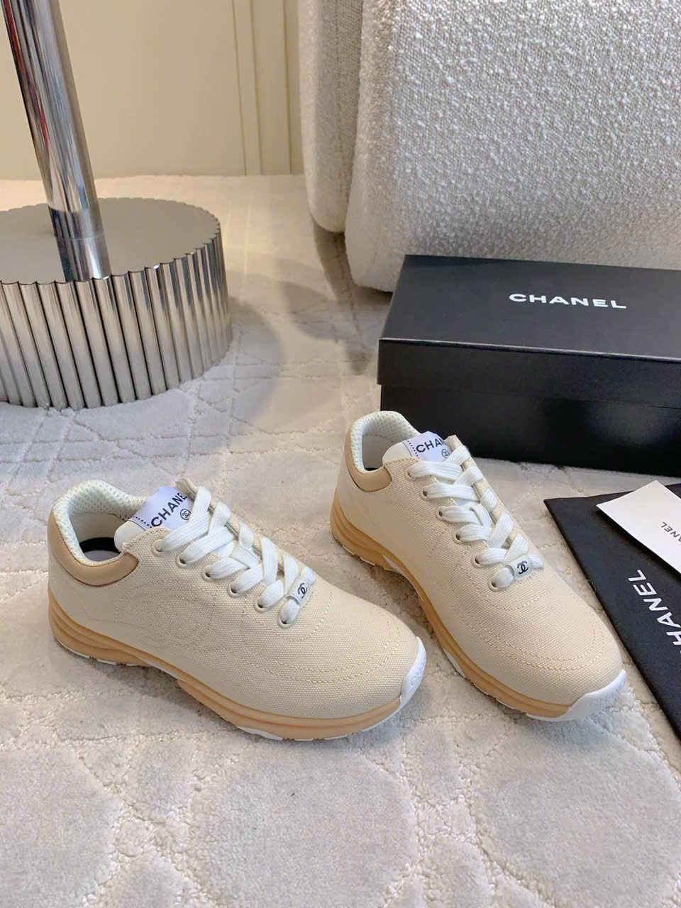 Chanel CLogo Women's Sneaker Shoes New Arrivals - Image 7