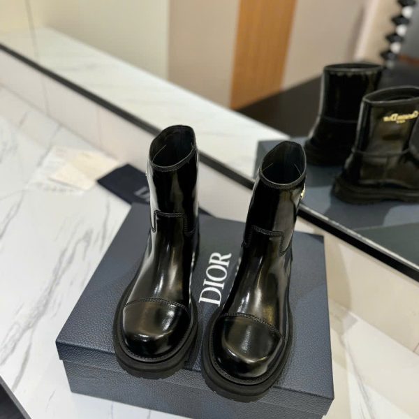 Christian Dior Leather Ankle Boots New Collections