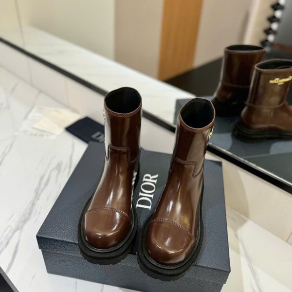 Christian Dior Leather Ankle Boots New Collections