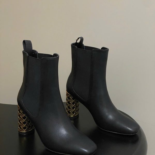 Christian Dior Icon Leather Ankle Boot