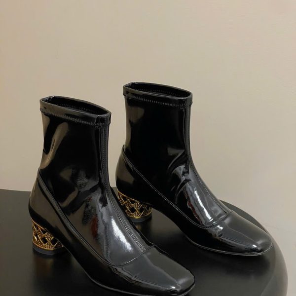 Christian Dior Icon Leather Ankle Boot 4cm