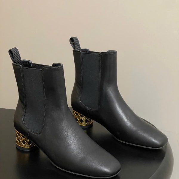 Christian Dior Icon Leather Ankle Boot 4cm