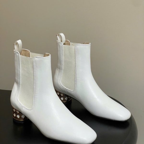 Christian Dior Icon Leather Ankle Boot 4cm